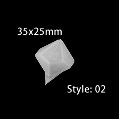 Καλούπια σιλικόνης 19 σχημάτων Ζαριών Φιλέτο Τετράγωνο Τρίγωνο Ζάρια Εποξειδική Ρητίνη Καλούπι για DIY Κρυστάλλινα Carfts Ζάρια Προμήθειες κατασκευής κοσμημάτων