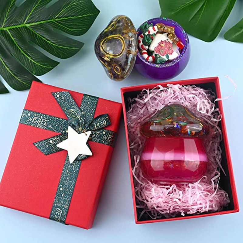 Staklenke s gljivama Kutija za pohranu Posuda Kalupi Kalup za kutiju za pohranu Silikonski kalup za DIY držač sitnica od epoksidne smole Kućni dekor