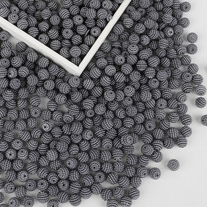 100 τμχ/παρτίδα Bayberry Beads 10mm Ακρυλικό Στρογγυλό Απομίμηση Pearl Beads Fit Europe Beads for Jewelry Making Αξεσουάρ DIY