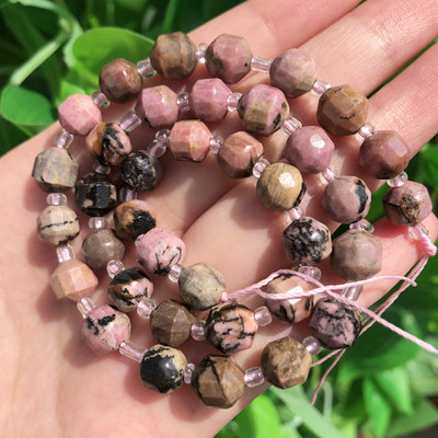 6-10 mm prirodne kamene perle od bocvanskog ahata maslinastog oblika s labavim odstojnikom za modne dodatke Narukvica za izradu nakita