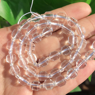 6-10 mm prirodne kamene perle od bocvanskog ahata maslinastog oblika s labavim odstojnikom za modne dodatke Narukvica za izradu nakita