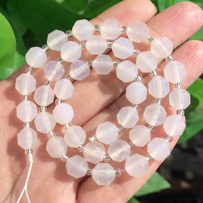 6-10 mm prirodne kamene perle od bocvanskog ahata maslinastog oblika s labavim odstojnikom za modne dodatke Narukvica za izradu nakita