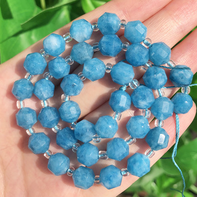 6-10 mm prirodne kamene perle od bocvanskog ahata maslinastog oblika s labavim odstojnikom za modne dodatke Narukvica za izradu nakita