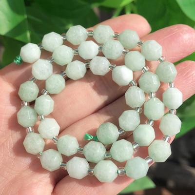 6-10 mm prirodne kamene perle od bocvanskog ahata maslinastog oblika s labavim odstojnikom za modne dodatke Narukvica za izradu nakita