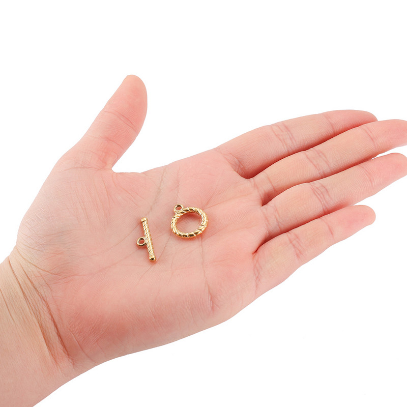 16 stiluri de aur de înaltă calitate din oțel inoxidabil OT închizătoare conectori pentru bricolaj brățară colier bijuterii descoperiri realizarea de accesorii