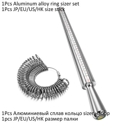 Stick profesional de mărire a inelului, mâner cu dorn, ciocane, băţ de măsurare pentru degete, pentru realizarea de bijuterii, instrumente de măsurare