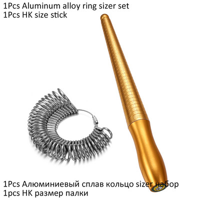 Stick profesional de mărire a inelului, mâner cu dorn, ciocane, băţ de măsurare pentru degete, pentru realizarea de bijuterii, instrumente de măsurare