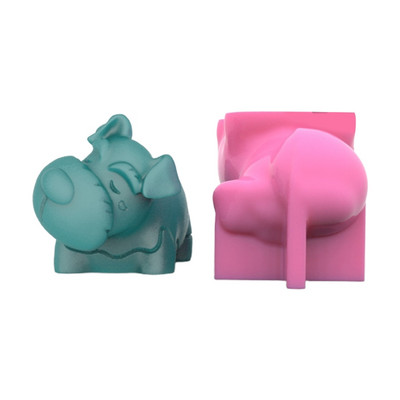 Silikonski kalup 3D slatka djevojka, mačka, gipsani kalup za teglice za cvijeće DIY rukotvorine, gipsane svijeće, kristalna vaza od epoksidne smole Napravite kalup