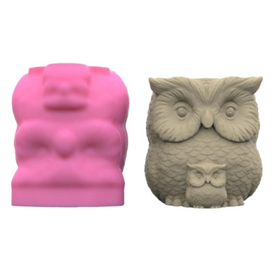 Silikonski kalup 3D slatka djevojka, mačka, gipsani kalup za teglice za cvijeće DIY rukotvorine, gipsane svijeće, kristalna vaza od epoksidne smole Napravite kalup