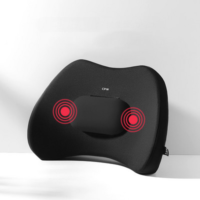 JINSERTA Μαξιλάρι μασάζ λαιμού Memory Foam Προσκέφαλο Ρυθμιζόμενο Μαξιλάρι οσφυϊκής στήριξης πλάτης καθίσματος Universal Home Αξεσουάρ αυτοκινήτου