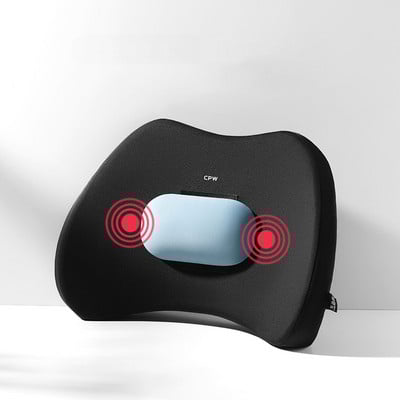 JINSERTA Μαξιλάρι μασάζ λαιμού Memory Foam Προσκέφαλο Ρυθμιζόμενο Μαξιλάρι οσφυϊκής στήριξης πλάτης καθίσματος Universal Home Αξεσουάρ αυτοκινήτου