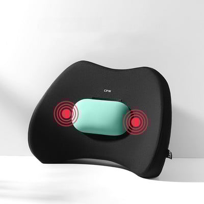 JINSERTA Μαξιλάρι μασάζ λαιμού Memory Foam Προσκέφαλο Ρυθμιζόμενο Μαξιλάρι οσφυϊκής στήριξης πλάτης καθίσματος Universal Home Αξεσουάρ αυτοκινήτου