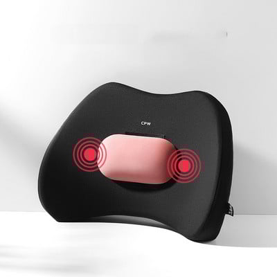 JINSERTA Μαξιλάρι μασάζ λαιμού Memory Foam Προσκέφαλο Ρυθμιζόμενο Μαξιλάρι οσφυϊκής στήριξης πλάτης καθίσματος Universal Home Αξεσουάρ αυτοκινήτου