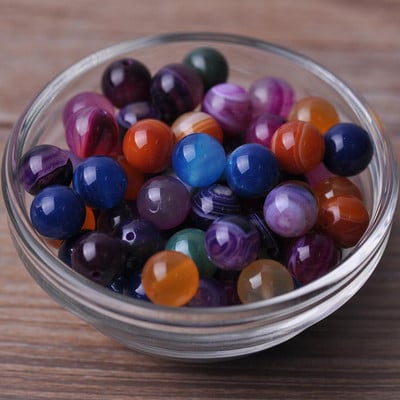 Kerek 4 mm-es 6 mm-es 8 mm-es 10 mm-es 12 mm-es természetes kőből készült kőzet laza távtartó gyöngyök karkötő ékszerekhez. Leletek barkácsolás