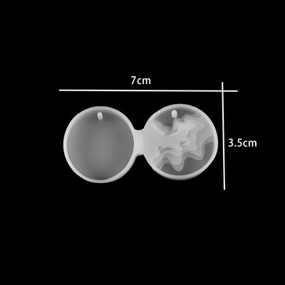 Splice Island Mountains Matrite din silicon din rasina epoxidica matrite din rasina epoxidica pentru flori uscate, decorative pentru fabricarea de bijuterii cu pandantiv