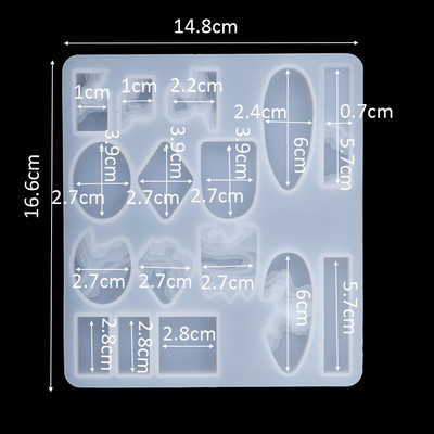 Splice Island Mountains Matrite din silicon din rasina epoxidica matrite din rasina epoxidica pentru flori uscate, decorative pentru fabricarea de bijuterii cu pandantiv