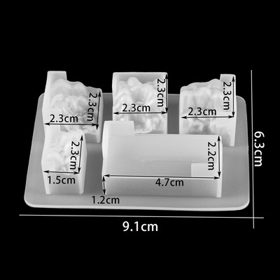 Splice Island Mountains Matrite din silicon din rasina epoxidica matrite din rasina epoxidica pentru flori uscate, decorative pentru fabricarea de bijuterii cu pandantiv