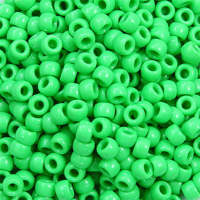 100db 6x9mm kerek nagy lyuk átlátszó csillogó műanyag akril gyöngyök ékszerkészítéshez barkács kézzel készített karkötő kiegészítők