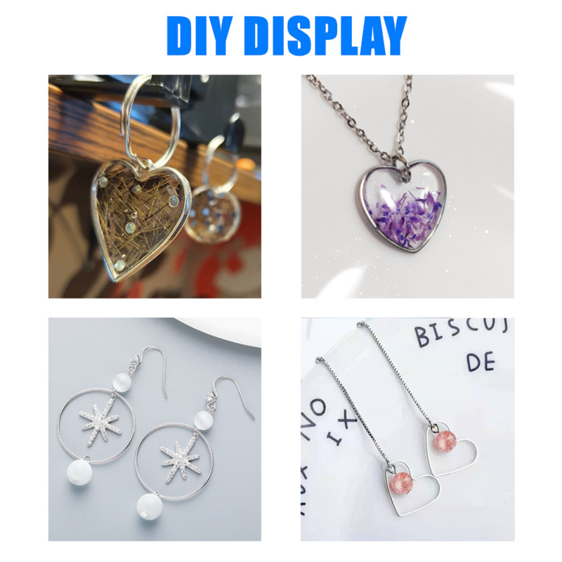 11Pcs/Lot 8 boja raznih geometrijskih šupljih prešanih cvjetnih okvira, privjesaka, smole za izradu nakita, ogrlica, kalup za privjesak