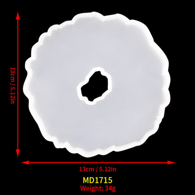 Mucegai din silicon pentru suport pentru vinuri, bricolaj, neregulat, suport pentru raft pentru vin roșu, matriță rotundă pentru tampoane pentru cupe pentru rășină epoxidica UV, matriță din rășină pentru decorarea casei