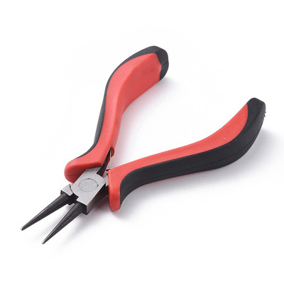 Pandahall Ékszerfogó Szénacél Kerekfogó Kéziszerszámok Polírozó Ékszerkészítő Eszközök 12x7,6x0,9cm