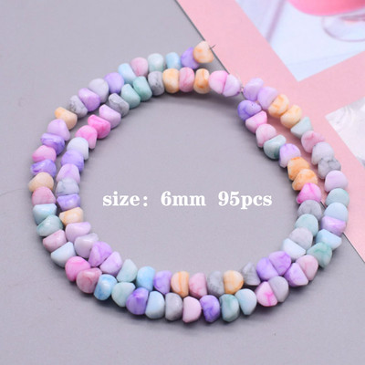 Nove fasetirane kristalne staklene perle u boji Jagoda Kap vodene perle u obliku srca Šarm Labave staklene perle s odstojnikom za izradu nakita