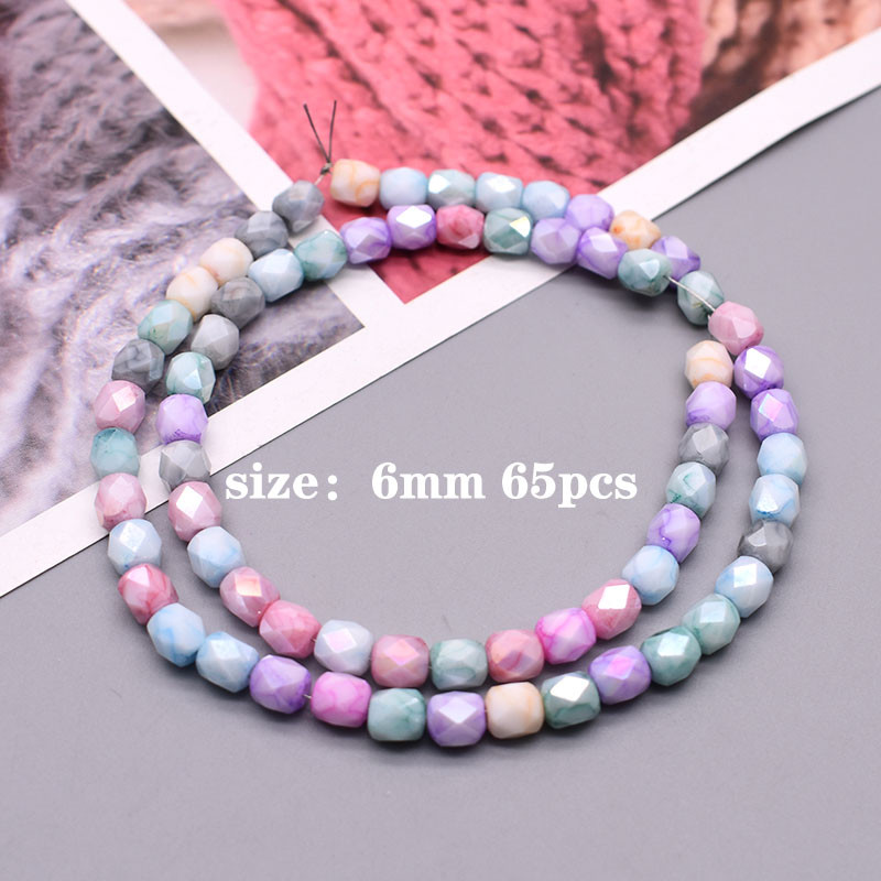 Nove fasetirane kristalne staklene perle u boji Jagoda Kap vodene perle u obliku srca Šarm Labave staklene perle s odstojnikom za izradu nakita