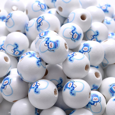 10db 15mm-es karácsonyi fagyöngyök Mikulás hóember laza távtartó gyöngyök ékszerkészítéshez barkácsolás karkötők nyaklánc kiegészítők