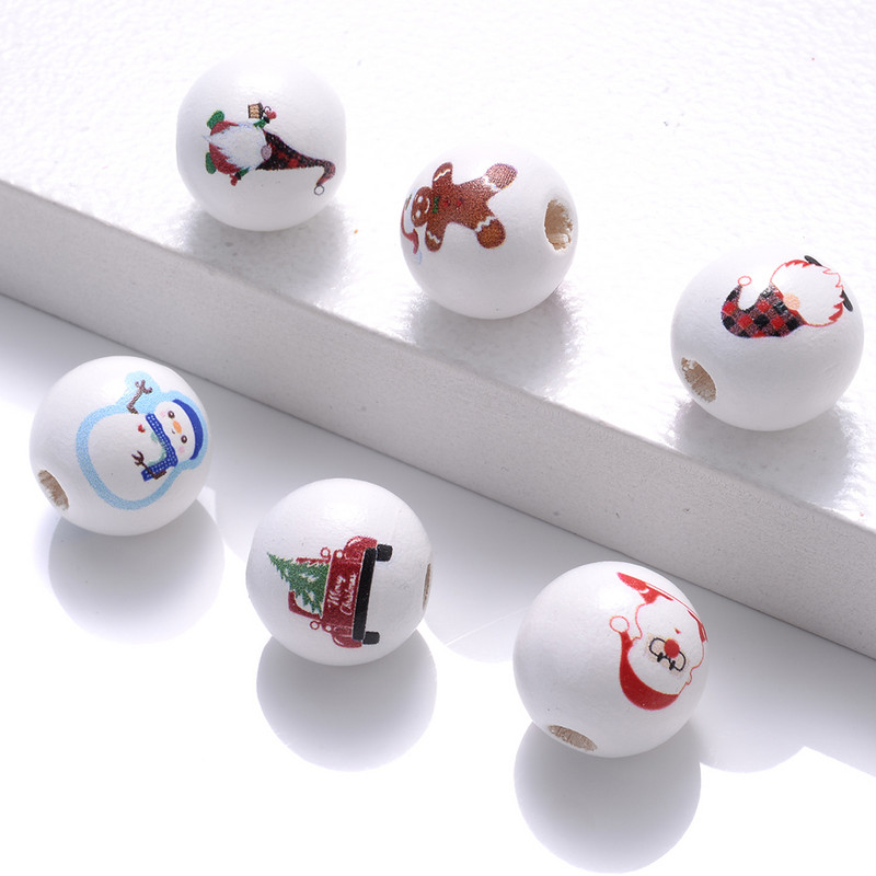 10db 15mm-es karácsonyi fagyöngyök Mikulás hóember laza távtartó gyöngyök ékszerkészítéshez barkácsolás karkötők nyaklánc kiegészítők