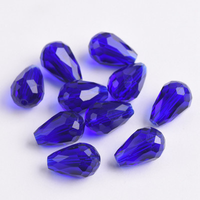 Fasetirano kristalno staklo u obliku suze 5x3 mm 8x6 mm 12x8 mm 15x10 mm Lot labavih perli za izradu nakita DIY nalazi za naušnice