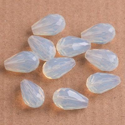 Fasetirano kristalno staklo u obliku suze 5x3 mm 8x6 mm 12x8 mm 15x10 mm Lot labavih perli za izradu nakita DIY nalazi za naušnice