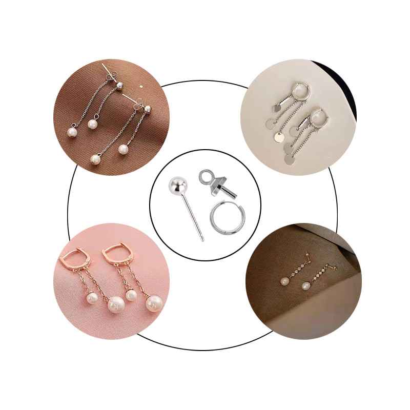 100 db/tétel réz szemtűk medál varázscsatlakozó ékszerek végzáró sapkák Kellékek ékszerekhez Fülbevaló készítése leletek