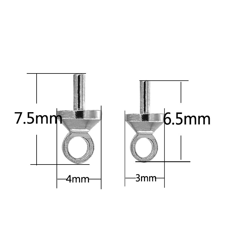 100 db/tétel réz szemtűk medál varázscsatlakozó ékszerek végzáró sapkák Kellékek ékszerekhez Fülbevaló készítése leletek