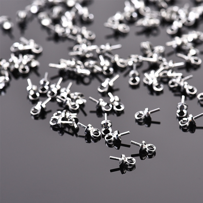 100 db/tétel réz szemtűk medál varázscsatlakozó ékszerek végzáró sapkák Kellékek ékszerekhez Fülbevaló készítése leletek