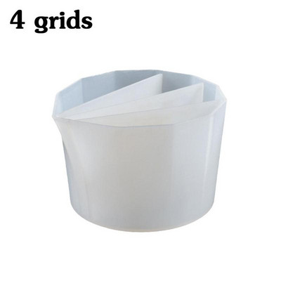 Silikonske podijeljene čašice za izlijevanje boja Čašica za izlijevanje akrilne boje 5-kanalni razdjelnici DIY alati od epoksidne smole za obrt za izradu nakita