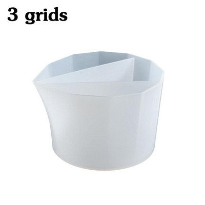 Silikonske podijeljene čašice za izlijevanje boja Čašica za izlijevanje akrilne boje 5-kanalni razdjelnici DIY alati od epoksidne smole za obrt za izradu nakita