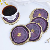 Netaisyklingo padėklo padėkliuko veidrodžio silikoninė forma „pasidaryk pats“ kristalinė epoksidinės dervos forma