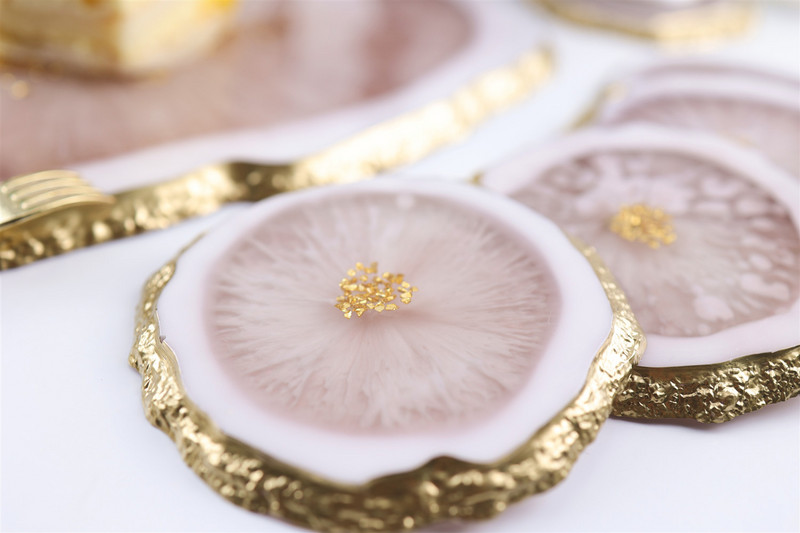 Netaisyklingo padėklo padėkliuko veidrodžio silikoninė forma „pasidaryk pats“ kristalinė epoksidinės dervos forma