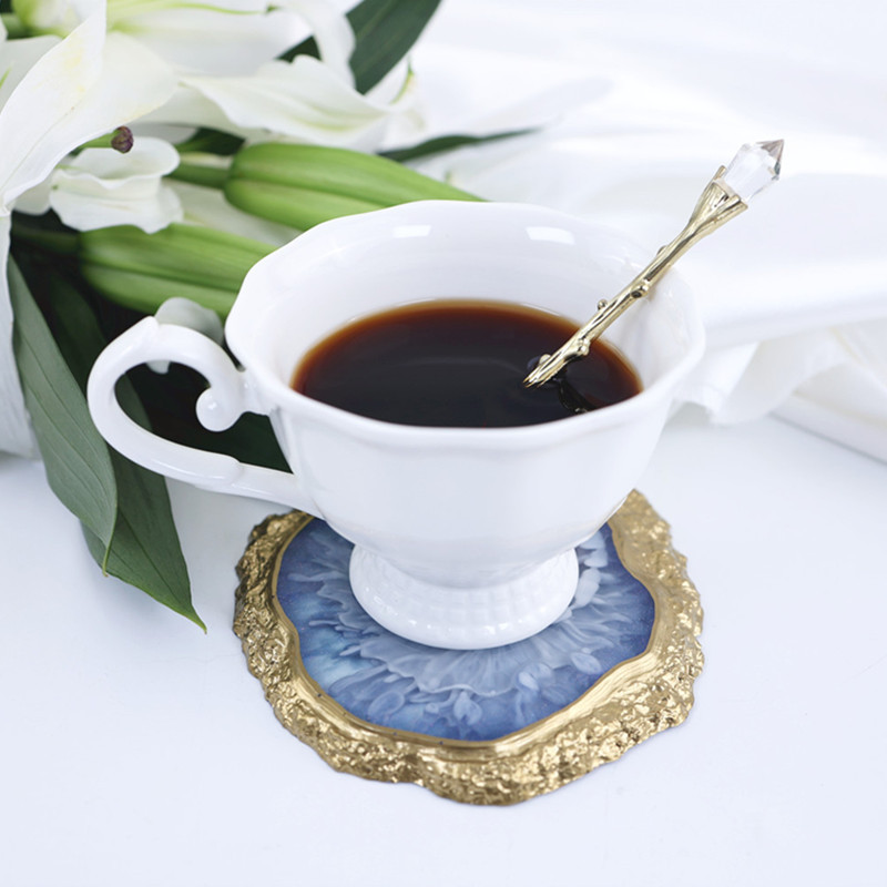 Netaisyklingo padėklo padėkliuko veidrodžio silikoninė forma „pasidaryk pats“ kristalinė epoksidinės dervos forma