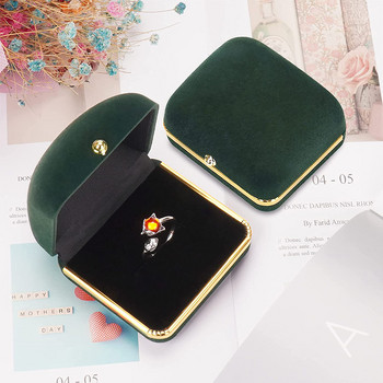 Fashion Velvet Ring Box Κολιέ Κρεμαστό κόσμημα Θήκη δώρου Κουτί σκουλαρίκι για γενέθλια γάμου Χριστουγεννιάτικες βιτρίνες κοσμημάτων