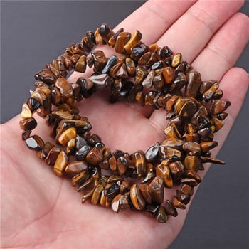 45 Kind Tiger Eye Stone Bead Естествен жълт кабошон Кръгли фасетирани квадратни свободни мъниста Подходящи за модна изработка на бижута Ръчно изработени доставки