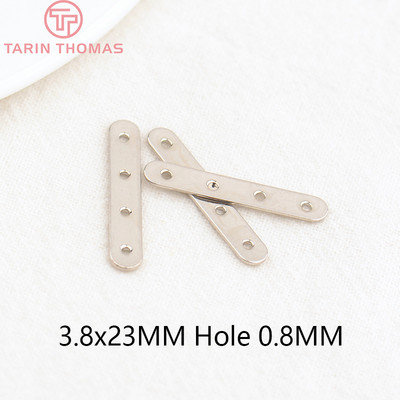 (3120) 20PCS 22x3.6MM 24K zlatne boje mesinga 5 rupa konektor razmaknice perle visoke kvalitete DIY izradu nakita nalazi pribor