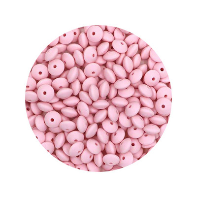 Kovict 50Pcs Χάντρες σιλικόνης 12mm Χάντρες φακής DIY Κρεμαστό με αλυσίδα μωρού πιπίλας Δωρεάν BPA φιλικά προς το περιβάλλον Παιχνίδια μωρού δοντιών