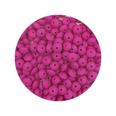 Kovict 50Pcs Χάντρες σιλικόνης 12mm Χάντρες φακής DIY Κρεμαστό με αλυσίδα μωρού πιπίλας Δωρεάν BPA φιλικά προς το περιβάλλον Παιχνίδια μωρού δοντιών