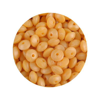 Kovict 50Pcs Χάντρες σιλικόνης 12mm Χάντρες φακής DIY Κρεμαστό με αλυσίδα μωρού πιπίλας Δωρεάν BPA φιλικά προς το περιβάλλον Παιχνίδια μωρού δοντιών