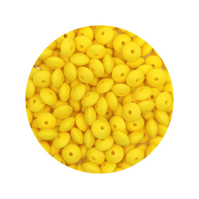 Kovict 50Pcs Χάντρες σιλικόνης 12mm Χάντρες φακής DIY Κρεμαστό με αλυσίδα μωρού πιπίλας Δωρεάν BPA φιλικά προς το περιβάλλον Παιχνίδια μωρού δοντιών