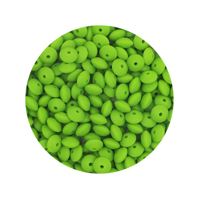 Kovict 50Pcs Χάντρες σιλικόνης 12mm Χάντρες φακής DIY Κρεμαστό με αλυσίδα μωρού πιπίλας Δωρεάν BPA φιλικά προς το περιβάλλον Παιχνίδια μωρού δοντιών