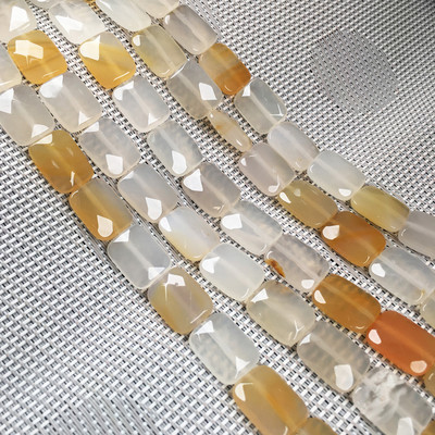 Естествен камък Фасетирана квадратна форма Мъниста Агатови кристали Разпръснати мъниста За изработка на бижута Направи си сам Колие Гривна Аксесоари