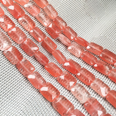 Естествен камък Фасетирана квадратна форма Мъниста Агатови кристали Разпръснати мъниста За изработка на бижута Направи си сам Колие Гривна Аксесоари