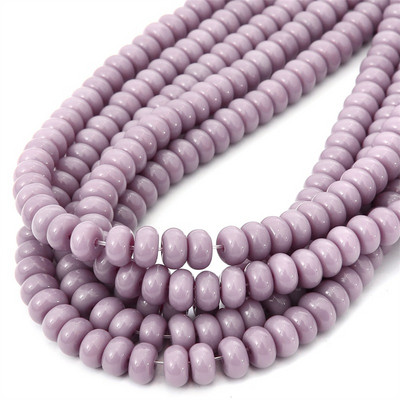 5x8 mm staklena perla ovalnog oblika, šarena razmaknica, visokokvalitetna ogrlica za izradu nakita „uradi sam“